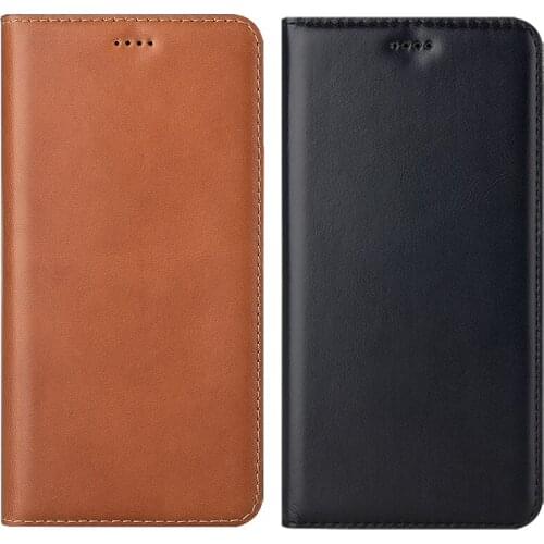 Magnet Natural Genuine Leather Skin Flip Wallet Book Phone Case Cover On For Samsung Galaxy A52 A72 2021 4G 5G A 52 72 128 GB