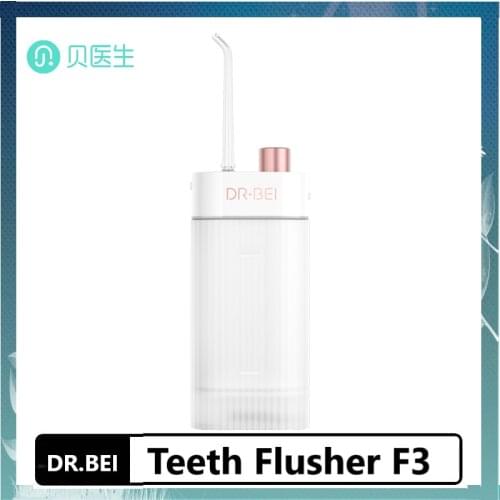 Mijia DR.BEI Sonic Oral Irrigator Dental Water Flosser Jet Portable Cordless Teeth Cleaning Rechargeable Travel Tooth Cleaner F3