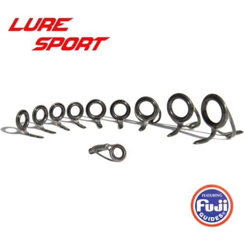 FUJI BCLOG BCMNOG guide BCFOT Top 10pcs Guide and Top Set Cast Rod Building component Repair fishing pole DIY Accessory