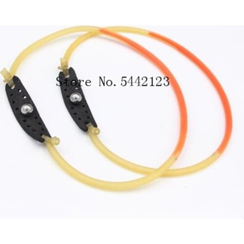 2019newPowerful Hunting Bow Hunting Slingshot Rubber Band Tubing PU Leather Professional Tactical Pocket SlingShot for Hunting