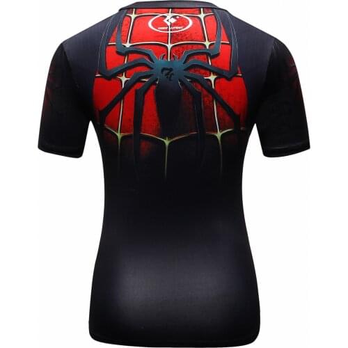 2021 New Women Compression Shirt Sport Tops Short Sleeve Print Tights Gym Tee Shirt Girl