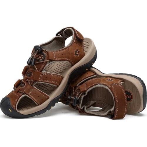 Beach de zandalias man v hombre vietnam couro leather men para sandale uomo slide ete ritable homme cuir rasteira sandalet 2020