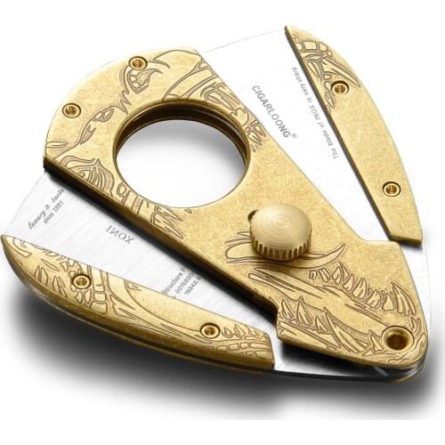 Cigar scissors stainless steel thickening portable cigar cutter CC-1088