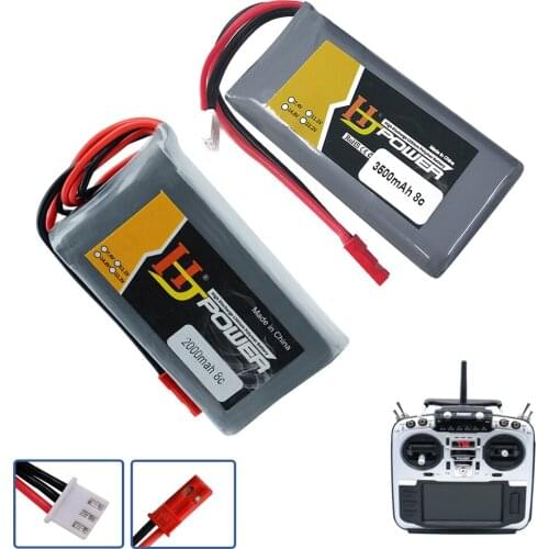RC Lipo Battery 2S 7.4V 2000MAH 3500MAH Lipo Battery for Jumper T16 T12 T18 Open Source Multi-protocol Radio Transmitter Battery