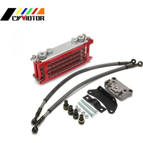 Oil Prevent Overheating Cooling Cooler Radiator For Loncin Zongshen Lifan Shineray Yinxiang 125 140CC Horizontal Engines