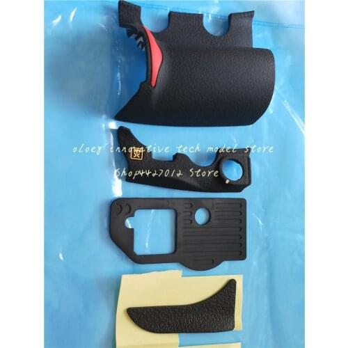 Original For Nikon D700 Body Rubber (set of 4 pcs ) Grip Bottom Rear Thumb Side FX Rubber Repair Spare Replace Part