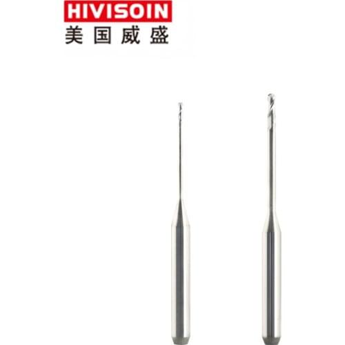 Roland CAD/CAM burs Length=50mm Shank 4 mm dental milling cutters (more than 20 mm thick) zirconia/pmma/wax block end mills