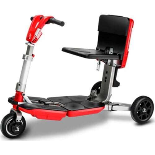 Folding Electric Tricycle Scooter Wheelchair 3 Wheels Electric Bikes 48V 350W Luggage Electric Kick Scooter For Elderly