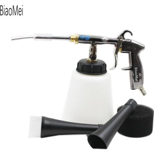 Z-020)quality high pressure japanese stainless steel bearring tube tornado gun black for car washing (1whole gun)