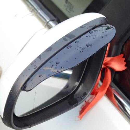 2Pcs Car Rear View Mirror Sticker Rain Eyebrow Auto Side Mirror Rain Board Shield Shade Snow Guard Cover Protector