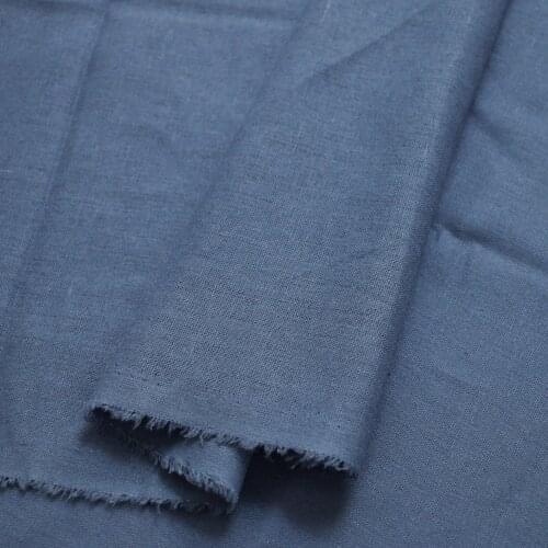 100*140cm Grey Blue Dress Gowns Table Cloth Material Linen Cotton Fabric Textiles