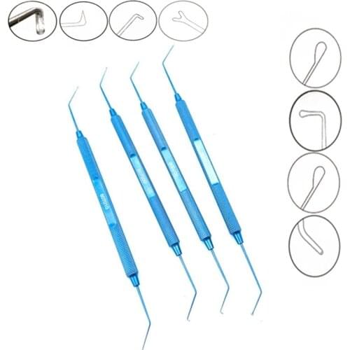 1pcs Phaco Chopper Manipulator sinskey Spatula Hook ophthalmic instrument double eyelid surgical instruments