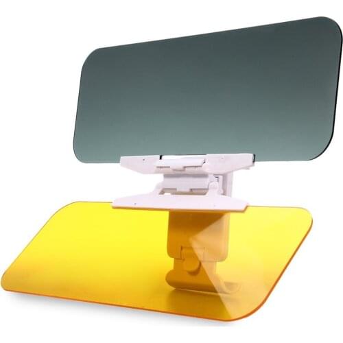 2 in 1 HD Car Sun Visors Goggles Day and Night Anti-dazzle Sunshade Mirror Automobile Sun Shade Visor Dazzling Goggles