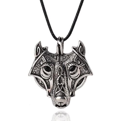 24 Pcs/Lot Anubis Animal Wolf Head Egypt Antique metal Pendant Viking Mask Jewelry Bulk Wholesale