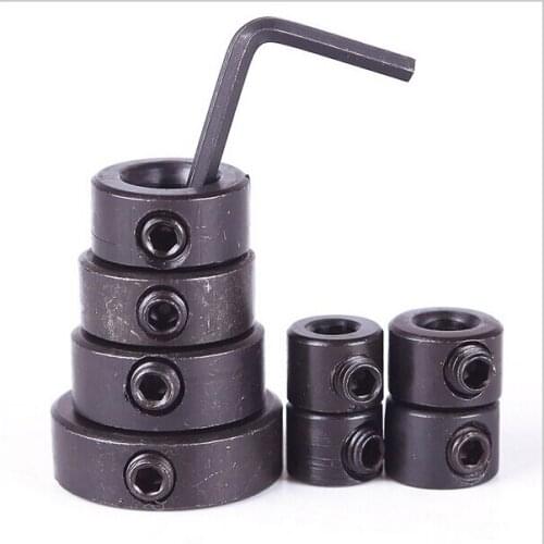 8Pcs/Set Woodworking Drill Bit Depth Stop Collars Ring Positioner