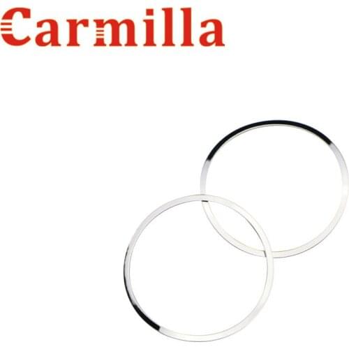 Carmilla Car Inner A Pillar Audio Frame Stainless Steel Sticker For Chevrolet Chevy Malibu Modification Acc