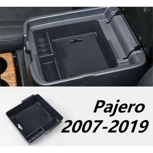 Car Armrest Center Console Glove Storage Box Tray Organizer for Mitsubishi Pajero Sport 207-2018