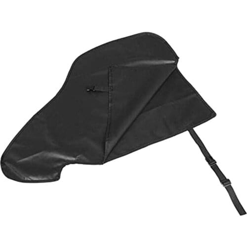 Black Caravan Towing Hitch Cover PVC Vinyl Protector for Truck RV, 103x30x67cm