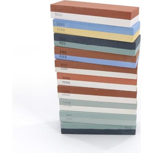 Double Sides Whetstone Sharpening Stone Material Corundum and Silicon Carbide For Kitchen Knives and Garden Tool h5