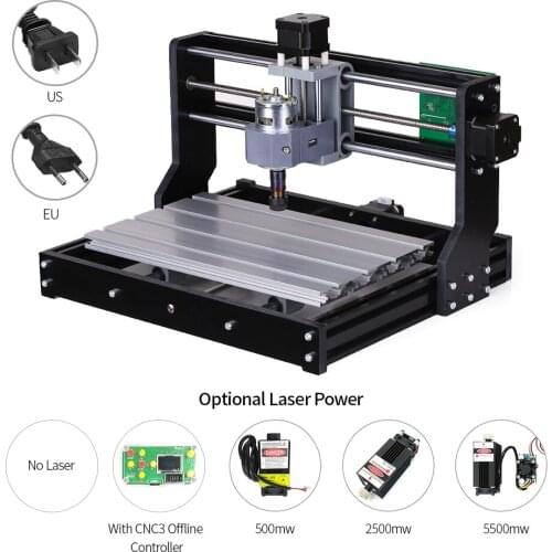 CNC3018 PRO DIY CNC Router Kit Mini Engraving Machine GRBL Control 3 Axis for PCB PVC Plastic Acrylic Wood Carving Milling