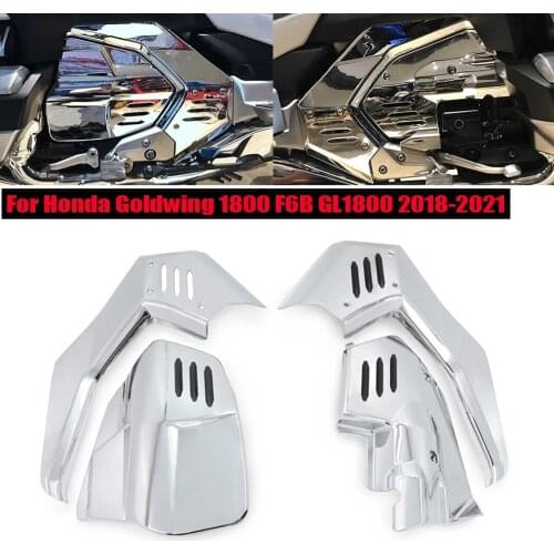 GL1800 Chrome Accessories For Honda GoldWing 1800 GL 1800 2018-2021 Motorcycle Engine Cover Lower Side Frame Protection Guard