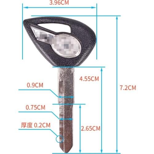 Motorcycle Blank Key Uncut Blade For For YAMAHA Star Dragstar V-Star DS400 DS650 XVS 400 650 1300 950 XV 1900 Star
