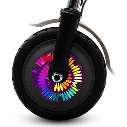 2PCS Scooter Front Rear Wheel Tyre Cover Hubs Protective Shell Case Sticker For Xiaomi Mijia M365 Electric Scooter Skateboard