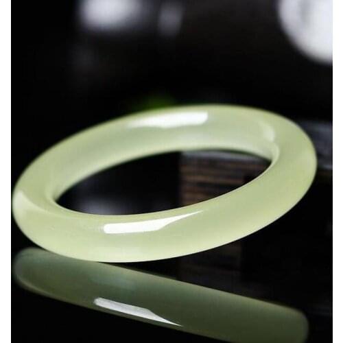 Natural Jade Bangle Genuine Jade Bracelet Ice Jade Bangle Bracelet Charm Jewellery Fashion Accessories Lucky Amulet Gifts Women