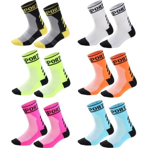 Mountain Bike Riding Socks Outdoor Fitness Socks Basketball Running Bicycle Wear Resistant Socks Lengthened Stockings