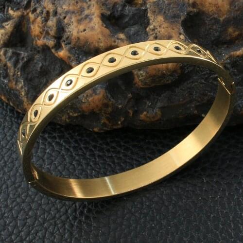 Wholesale Fashion Stainless Steel Jewelry Cuff Bangle Hot For Women Bijoux En Acier Inoxydable Femme BRYZ086