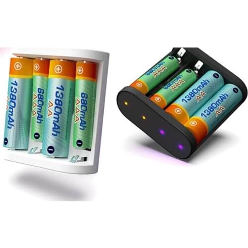 Original ISDT A4 10W 1.5A AA AAA Battery Charger DC Smart Battery Charger Unit For 10500 12500 Battery White/Black Color