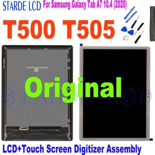 Original 10.4" LCD For Samsung Galaxy Tab A7 10.4 (2020) SM-T500 T505 T500 LCD Display Touch Sensor Screen Digitizer Assembly