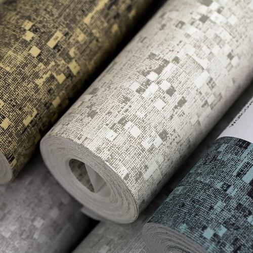 Beibehang Modern plain minimalist mosaic wallpaper living room bedroom TV sofa background wallpaper home decoration 3d wallpaper