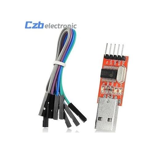 USB 2.0 to TTL UART 5 PIN Module Serial Converter CP2102 STC PRGMR Free Cable