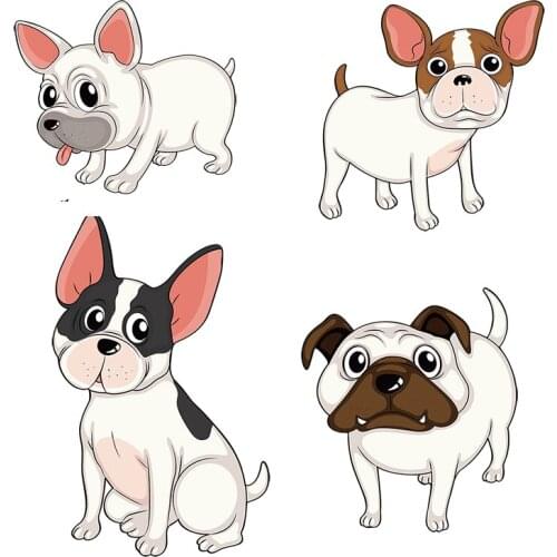 Three Ratels QD109 Cartoon Beagle fun cartoon sticker childrens gift Decal toilet sticker