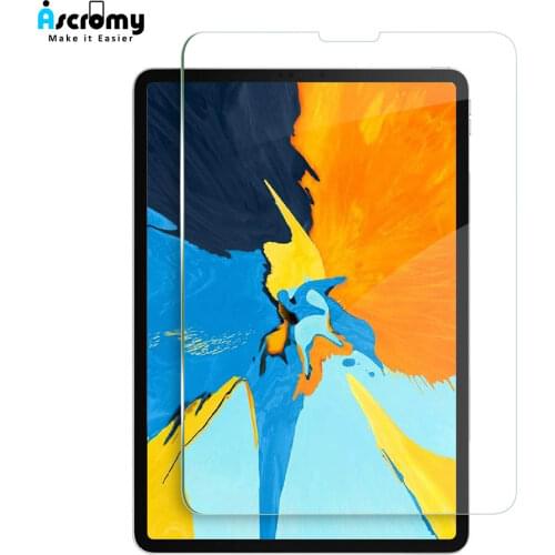 Ascromy For 2018 iPad Pro 11 Inch Screen Protector Tempered Glass Protection For 2017 iPad Pro 10.5 9.7 Air 1 2 3 4 verre tremp