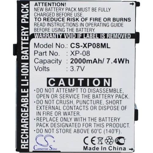 Cameron Sino Mobile SmartPhone Replacement Li-ion Battery 2000mAh For 00320000053 Sanyo XDA Flame Free Tools