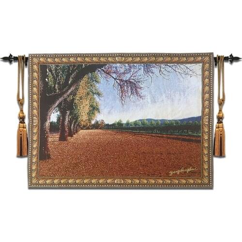 100*135cm Scenic Landscape Wall Tapestry Aubusson Belgium Wall Carpet Modern Home Decoration fabric Hanging Decorative Tapestry