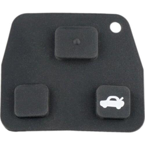 2 Buttons Rubber Pad Insert Replacement Fit for Corolla TOYOTA Avensis Aygo RAV4 Lexus