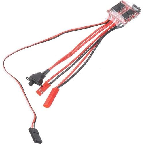 20A 3-9.4V RC Car Boat Tank Control Brush Motor Speed Controller With Brake RC Car Brushed ESC Remote Control Car Accessories