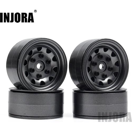 4PCS Metal Beadlock 1.9 Wheel Rim for 1/10 RC Rock Crawler Traxxas TRX-4 TRX4 D90 D110 TF2 Axial SCX10 90046 AXI03007