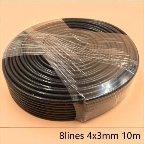 8 Lines UV printer ink tube 4X3MM for Epson Allwin Mimaki Roland Mutoh ink hose 10M/lot Large ink supply ink system