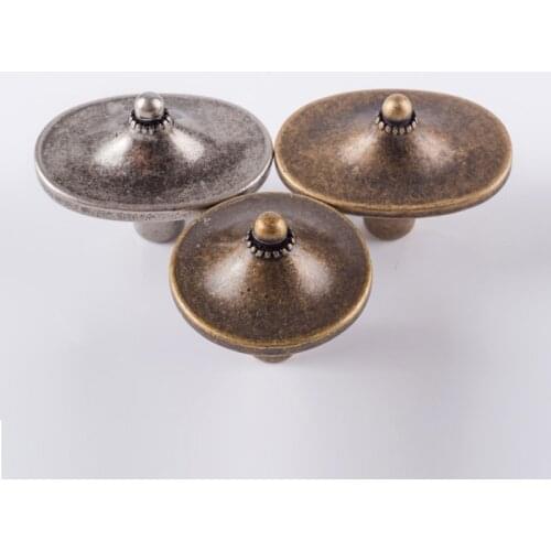Antique Silvery pewter furniture Knobs handles pull for doors cabinets unique style drawer handles