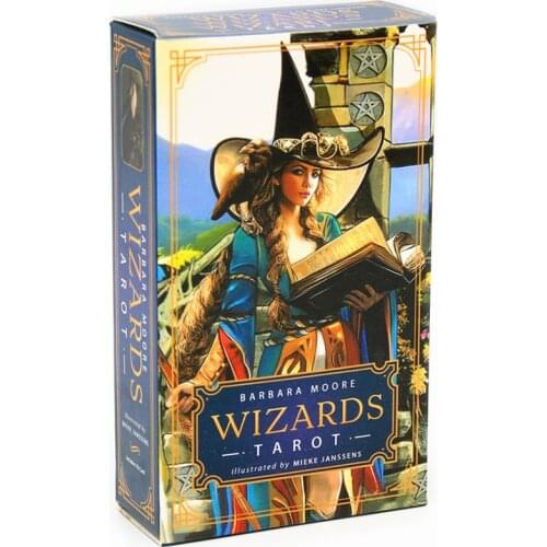 Wizards Tarot Cards Barbara Moore Deck Party Board Game Divination Oracle Playing Card