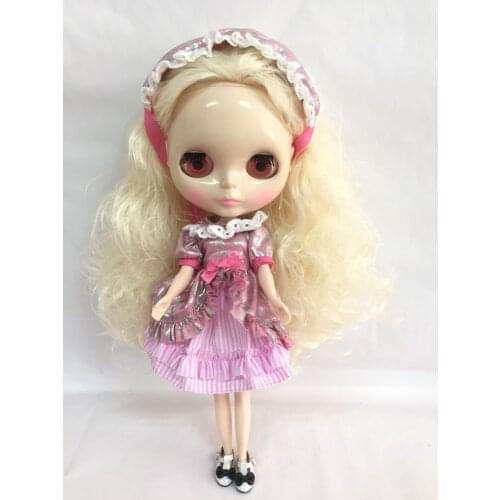 Nude blyth Doll, beige hair Factory doll ,Suitable For DIY Be584ge