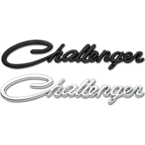 3D Metal Car Sticker Challenger Emblem Badge Decal Car Decoration For Dodge journey ram 1500 caliber nitro charger Car Styling