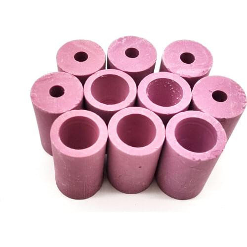 10 Pieces 35.5x21x5mm Sandblaster Gun Nozzles Sand Blaster Replacement Cylinder Ceramic Abrasive Tips for Blasting