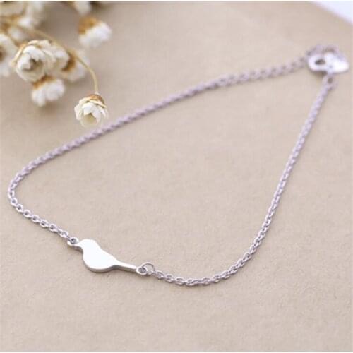New Simple Novelty Bird Exquisite 925 Sterling Silver Jewelry Sweet Animal Popular Women Bracelets SB214