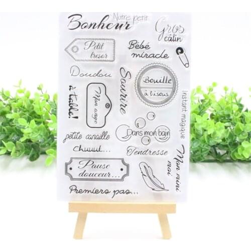 KSCRAFT New Transparent Clear Silicone Stamps for DIY Scrapbooking/Card Making/Kids Fun Decoration Supplies