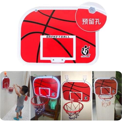 Children Indoor Plastic Basketball Ring Hoop Net Wall Mounted Outdoor Mini Basketball Board Game Toys For Kids Above8 Years Old